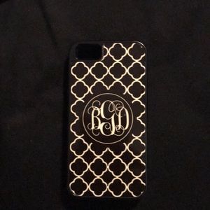 Monogrammed phone case